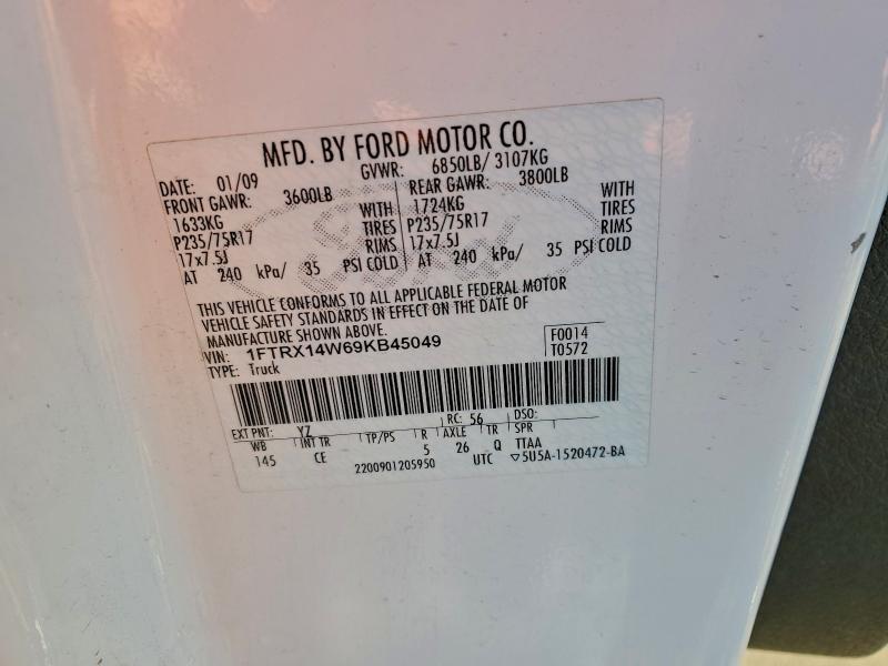 2009 Ford F150 Super cab