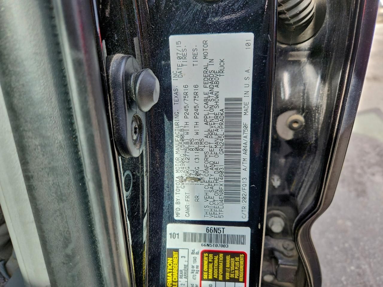 2015 Toyota Tacoma Double Cab