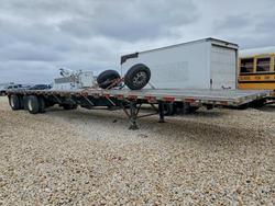 Salvage trucks for sale at Taylor, TX auction: 2008 Western Trailers 2008 Western Flatbed Trailer