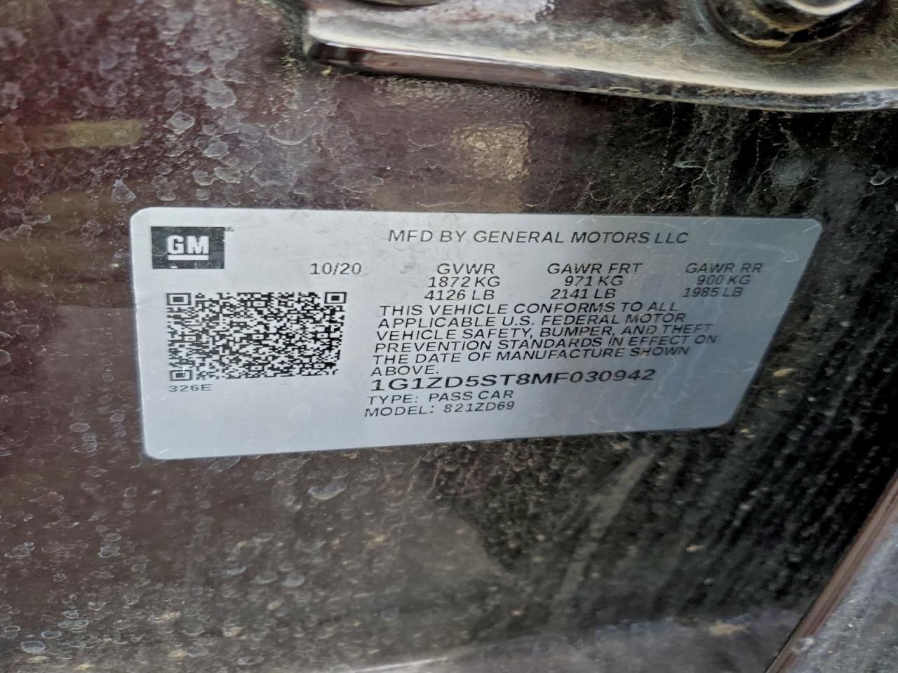 2021 Chevrolet Malibu lt