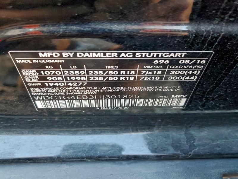 2017 Mercedes-Benz Gla 250