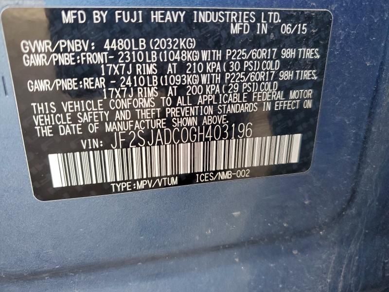 2016 Subaru Forester 2.5i Premium