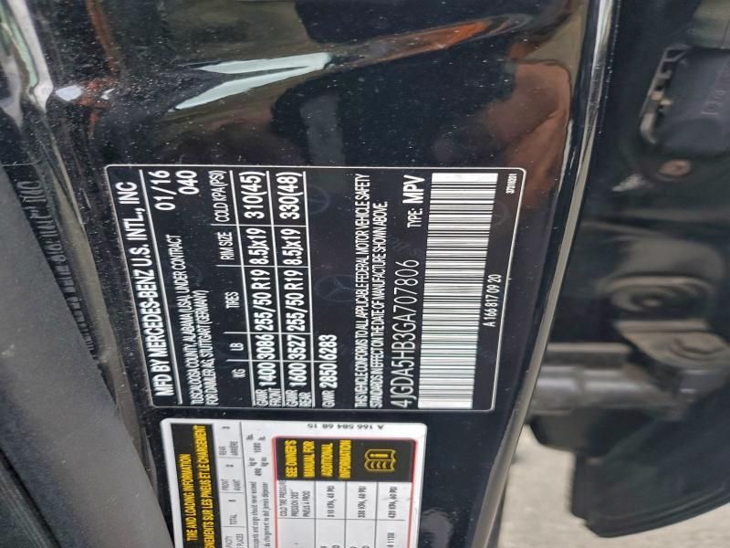 2016 Mercedes-Benz Gle 350 4matic