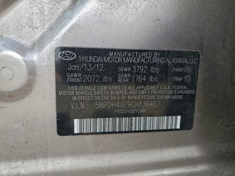 2012 Hyundai Elantra gls