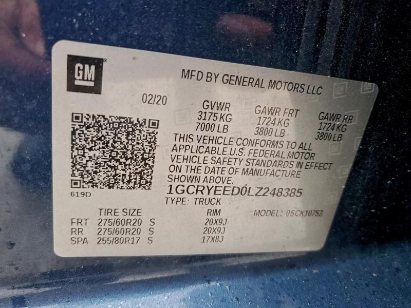 2020 Chevrolet Silverado K1500 rst