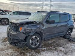 Salvage cars for sale from Copart Elgin, IL: 2017 Jeep Renegade Sport