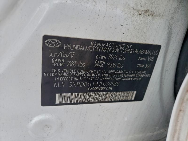 2018 Hyundai Elantra sel