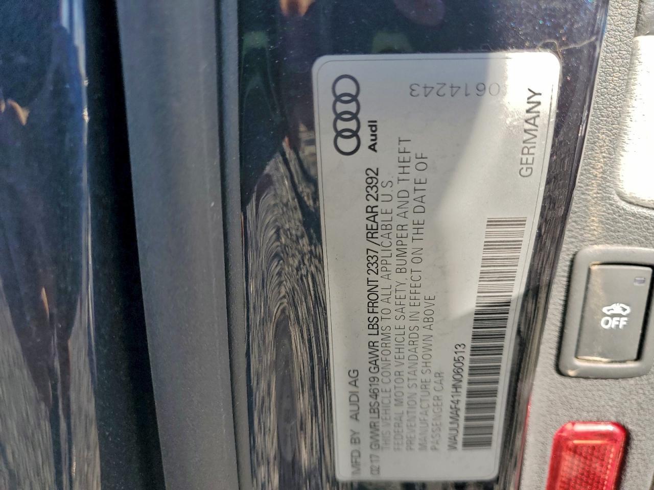 2017 Audi A4 Ultra Premium Plus
