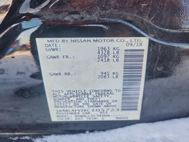 2019 Nissan Altima Platinum