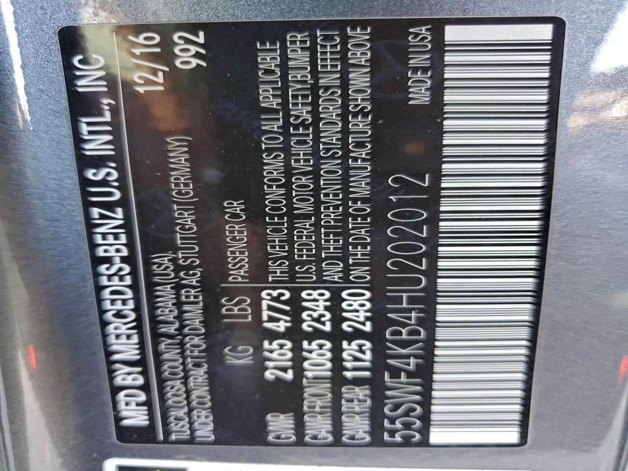 2017 Mercedes-Benz C 300 4matic