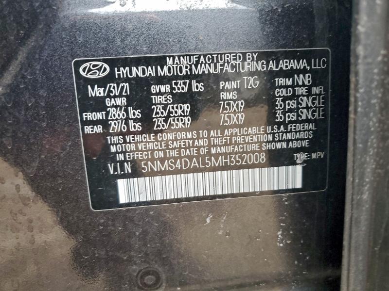 2021 Hyundai Santa fe Limited