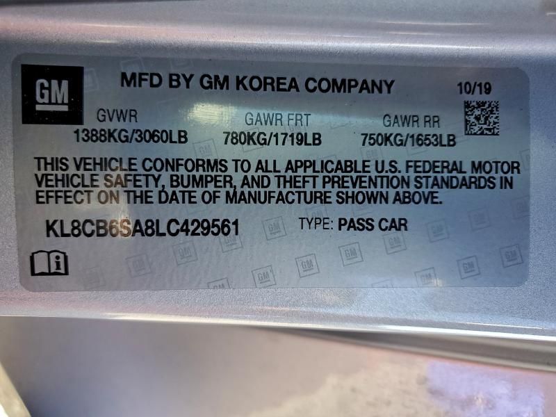 2020 Chevrolet Spark ls