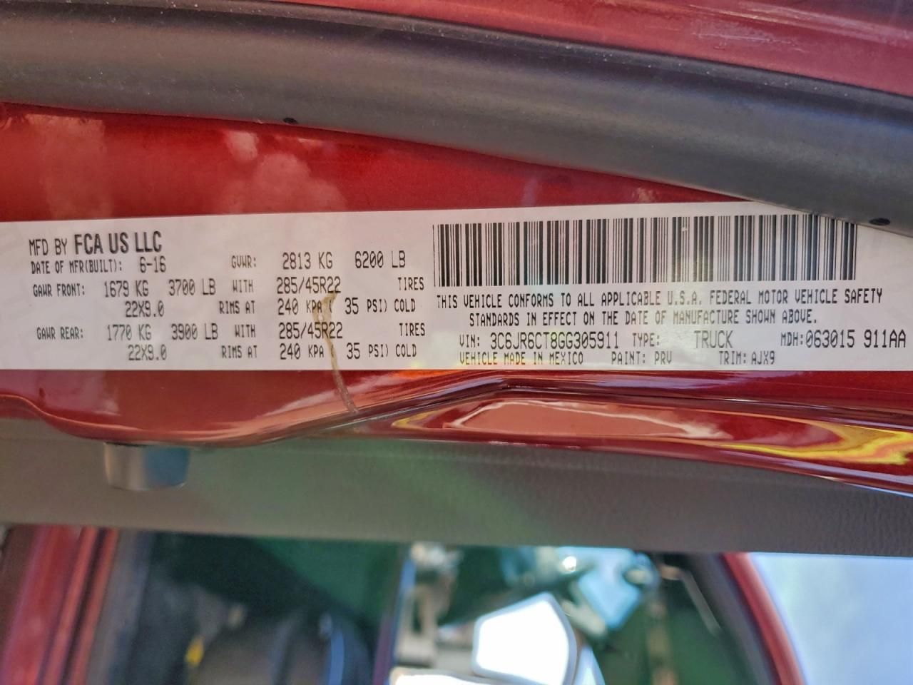 2016 Dodge Ram 1500 Sport