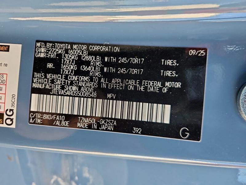 2025 Toyota 4runner SR5