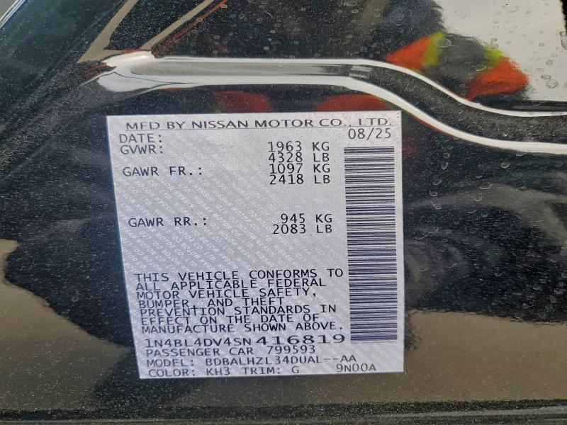 2025 Nissan Altima sv