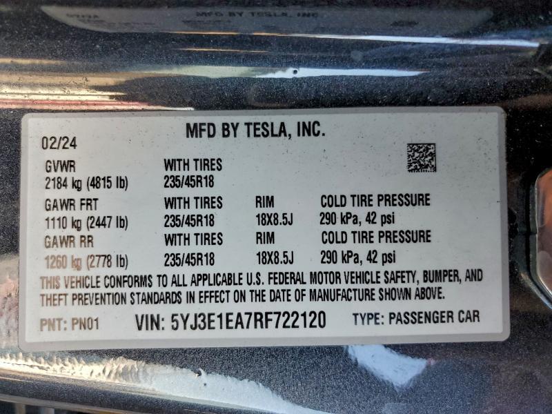 2024 Tesla Model 3