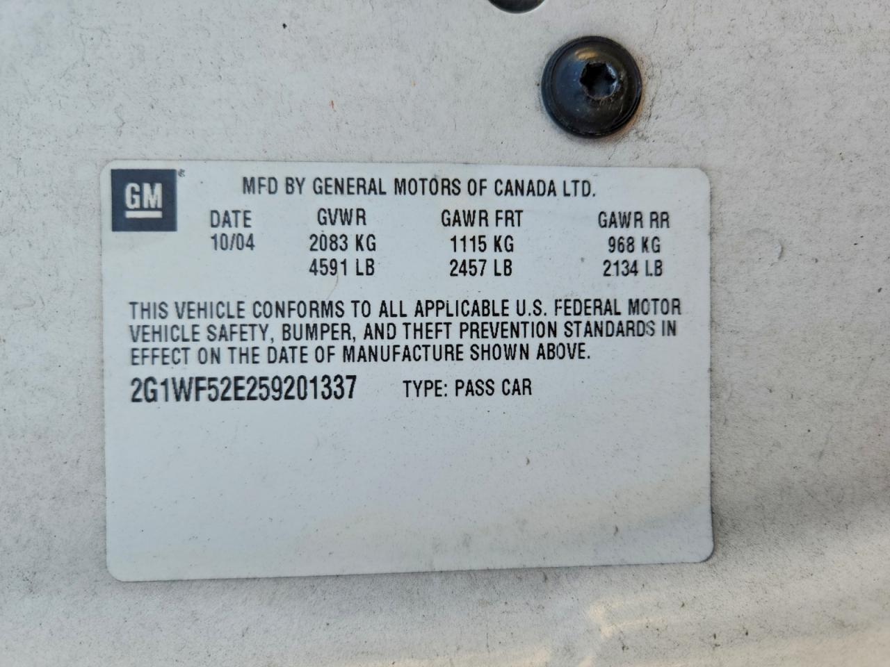 2005 Chevrolet Impala