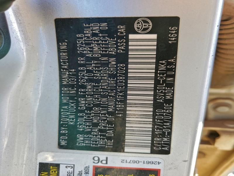 2014 Toyota Camry l
