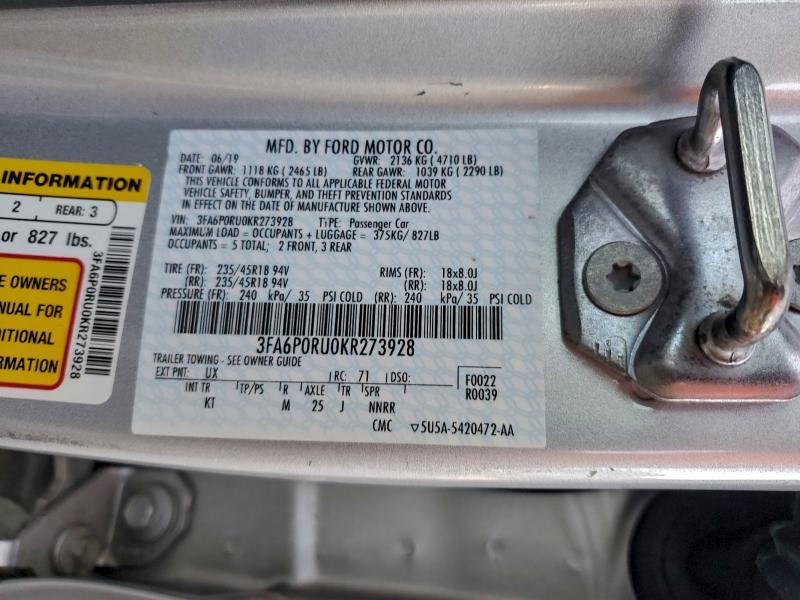 2019 Ford Fusion Titanium