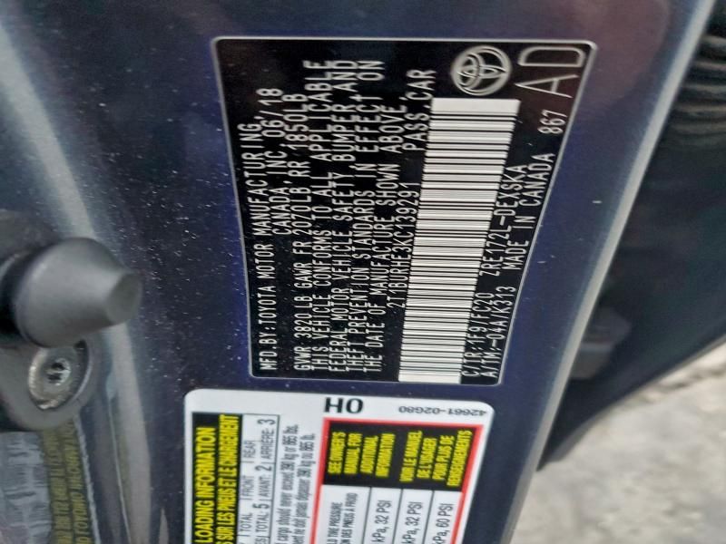 2019 Toyota Corolla l