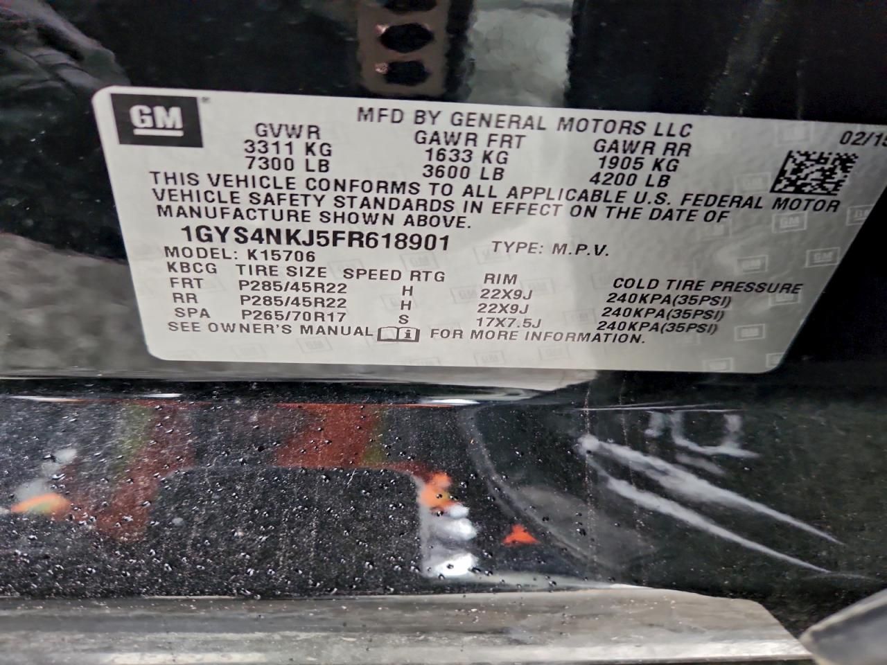 2015 Cadillac Escalade Premium