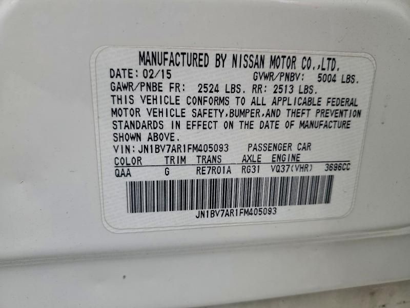 2015 Infiniti Q50 Base