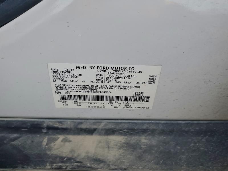 2017 Ford Explorer xlt