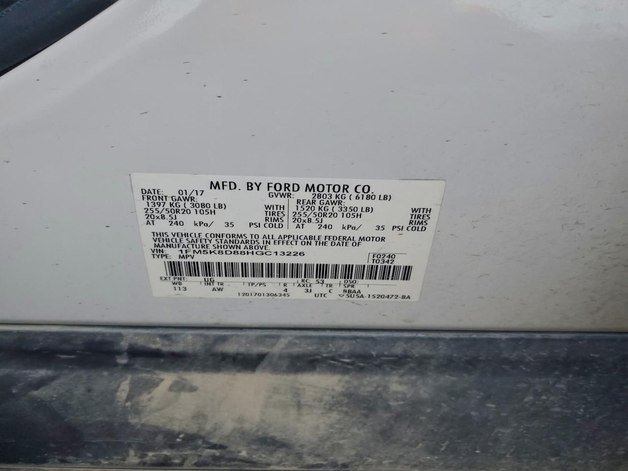 2017 Ford Explorer xlt