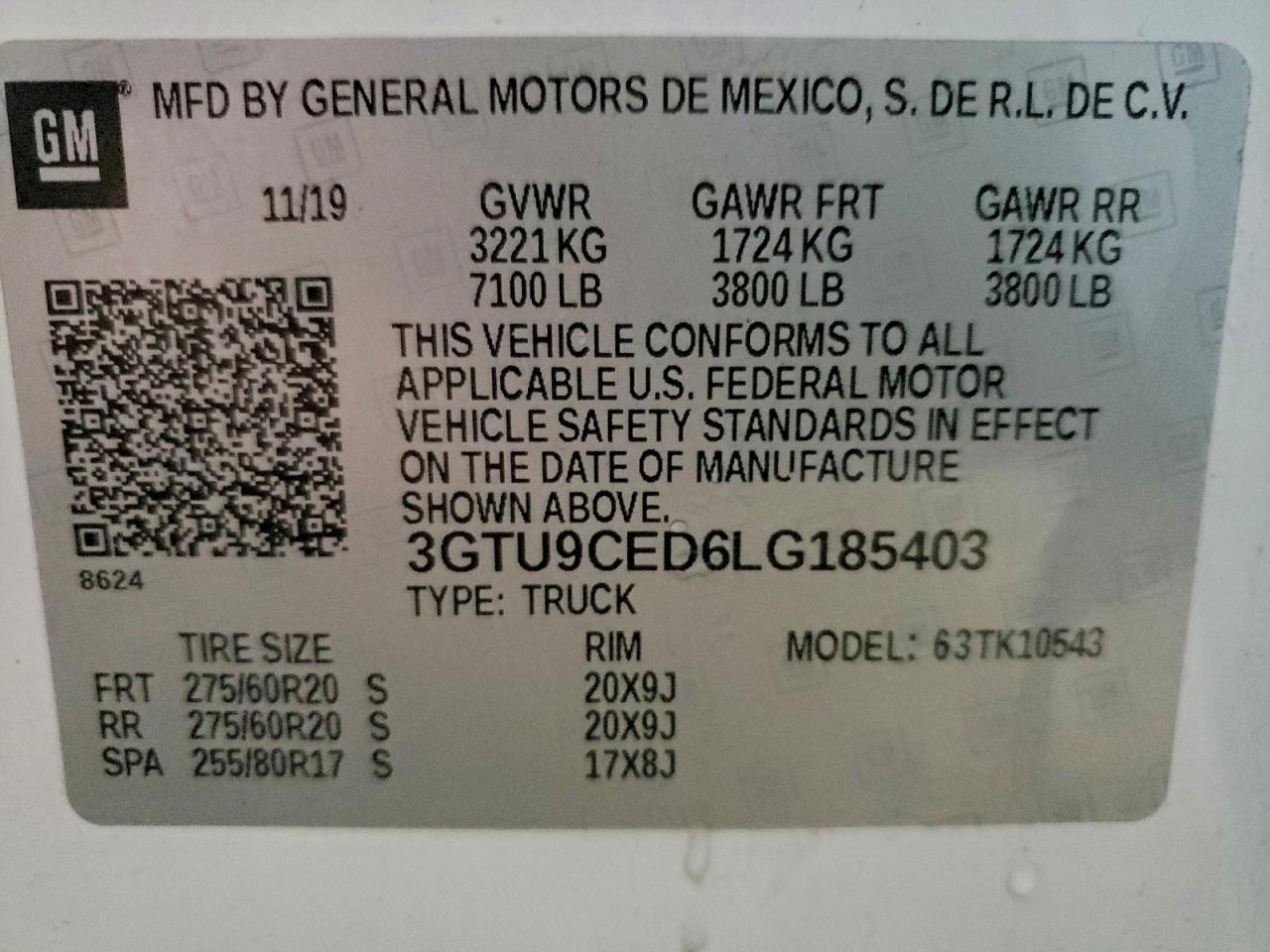 2020 GMC Sierra K1500 Elevation