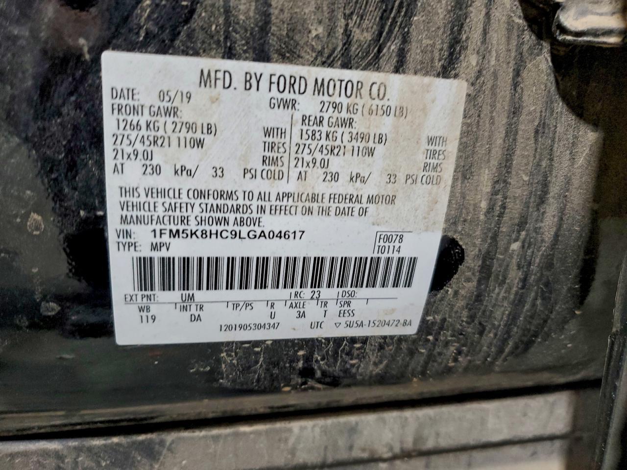 2020 Ford Explorer Platinum