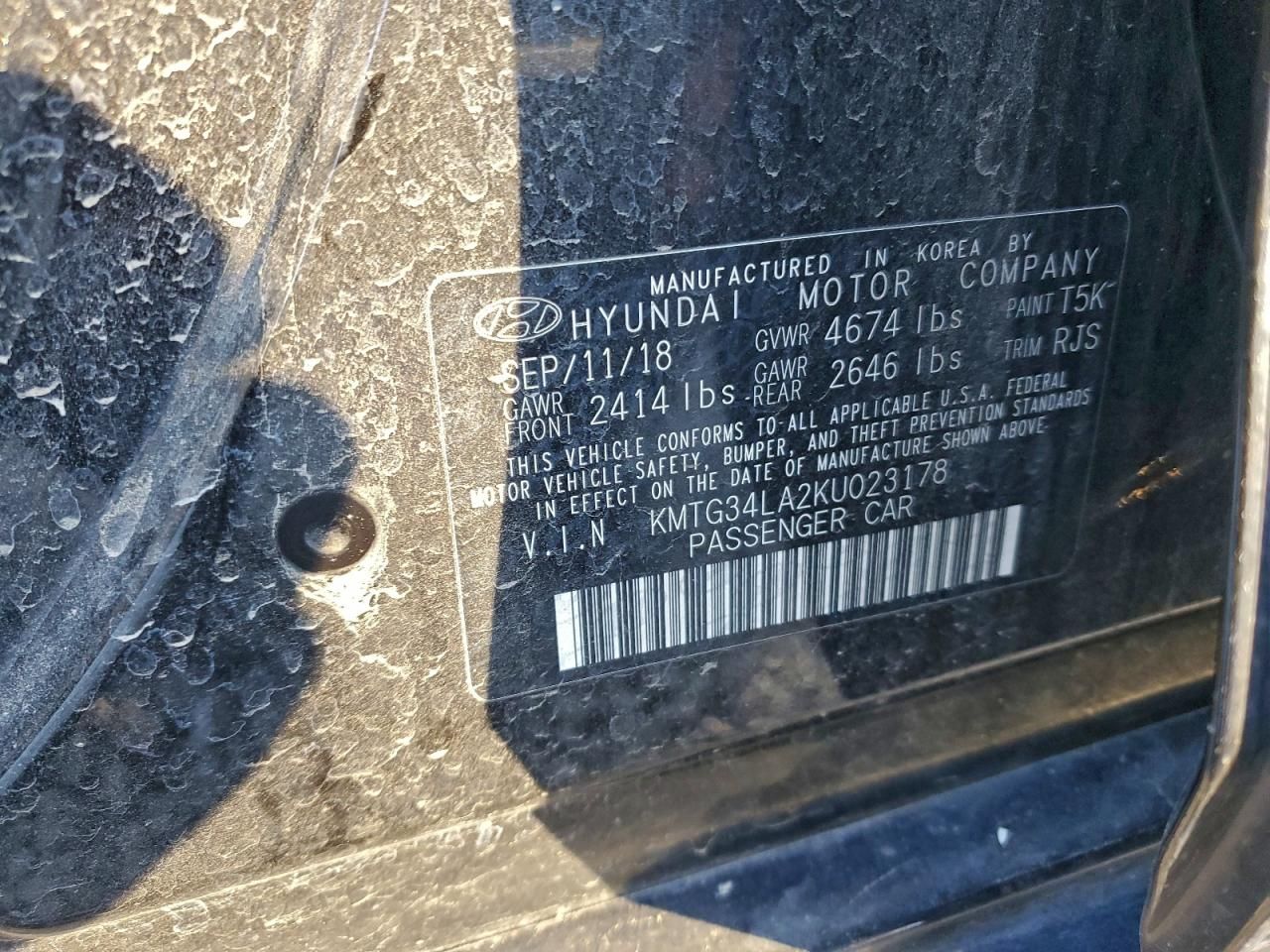 2019 Genesis G70 Elite