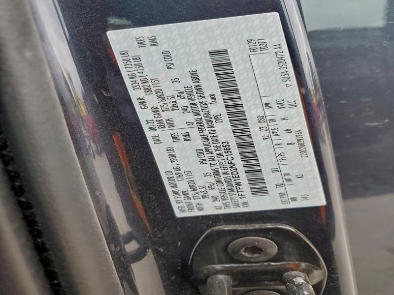 2022 Ford F150 Supercrew