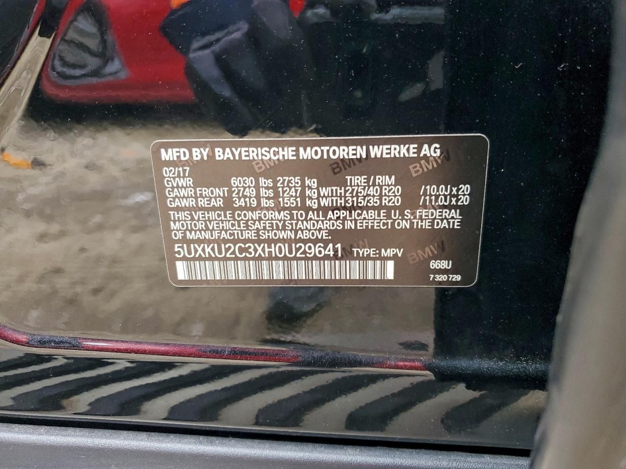 2017 BMW X6 Xdrive35i