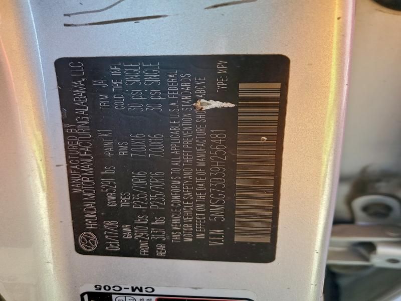 2009 Hyundai Santa fe gls