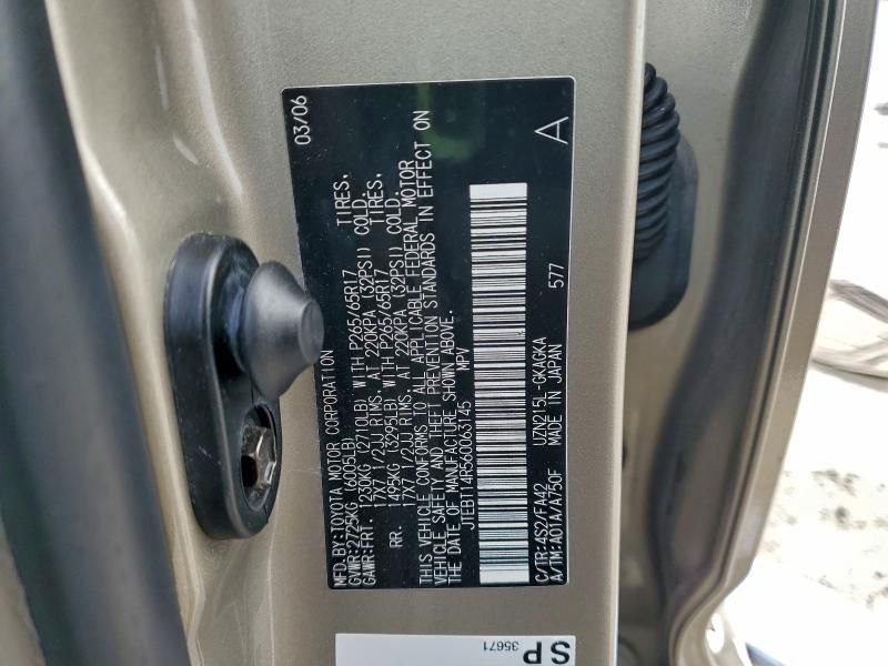 2006 Toyota 4runner SR5