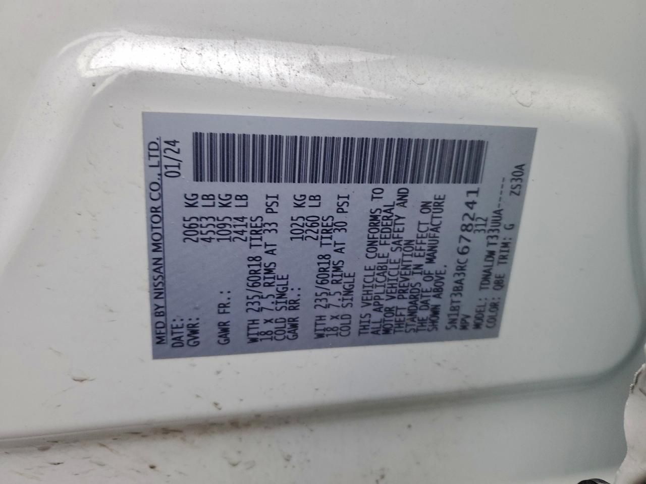 2024 Nissan Rogue sv