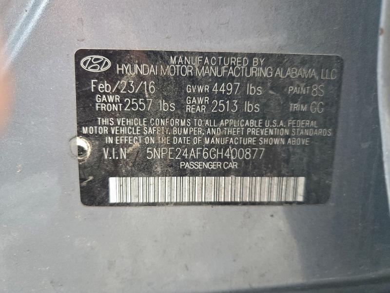 2016 Hyundai Sonata se