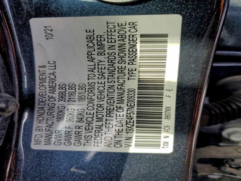 2022 Honda Insight ex