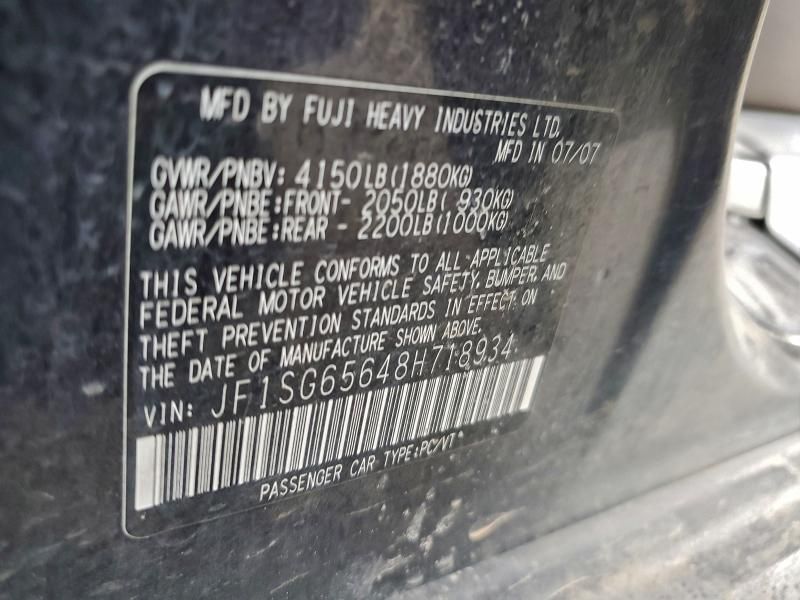 2008 Subaru Forester 2.5x Premium