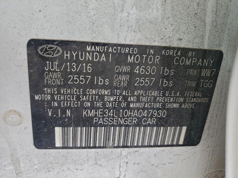 2017 Hyundai Sonata Hybrid