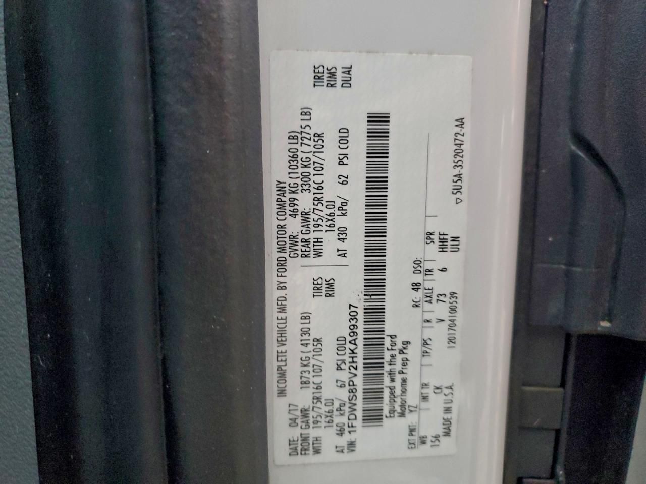 2018 Ford 2018 Unknown Unknown-RV