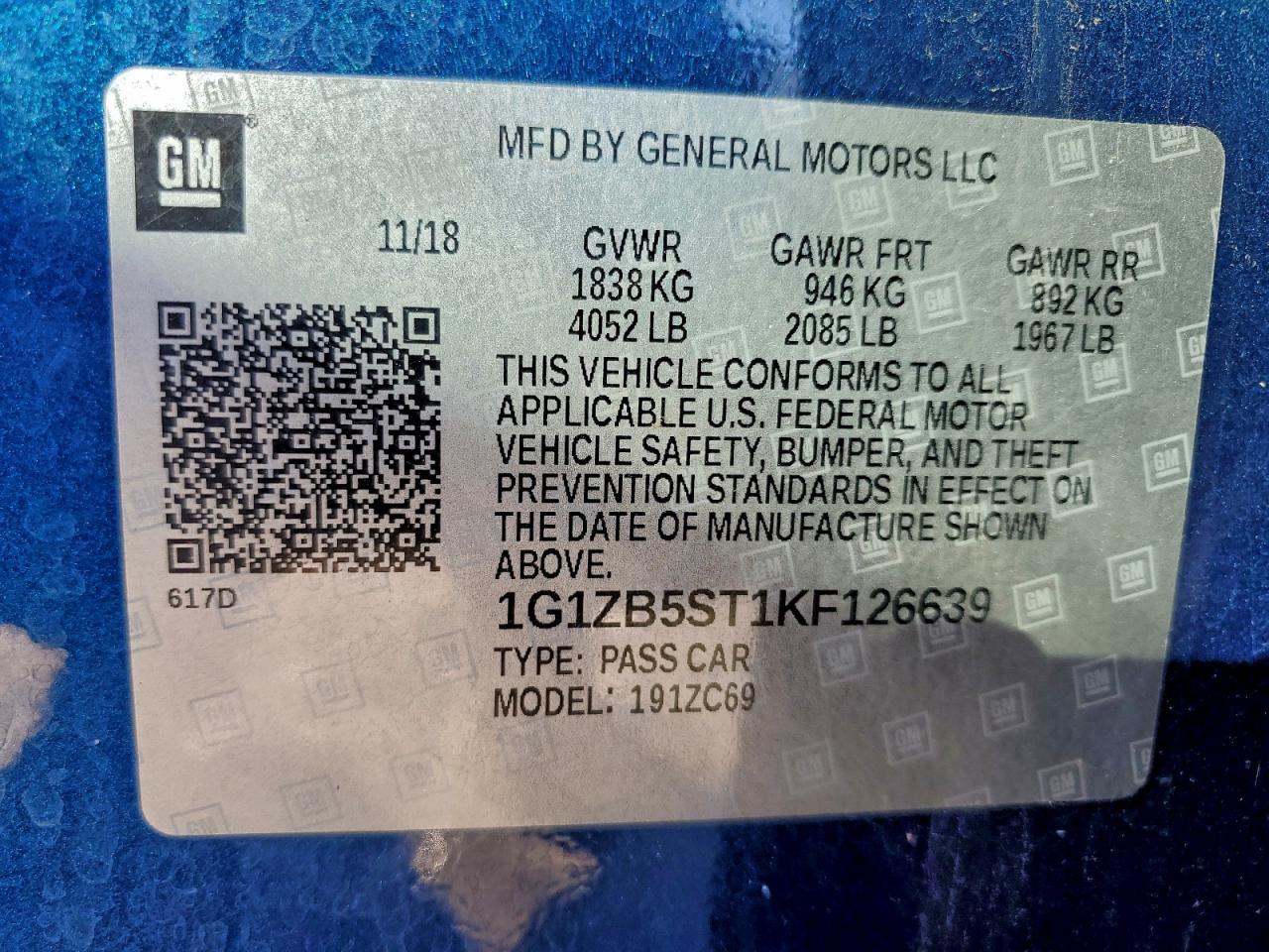 2019 Chevrolet Malibu ls