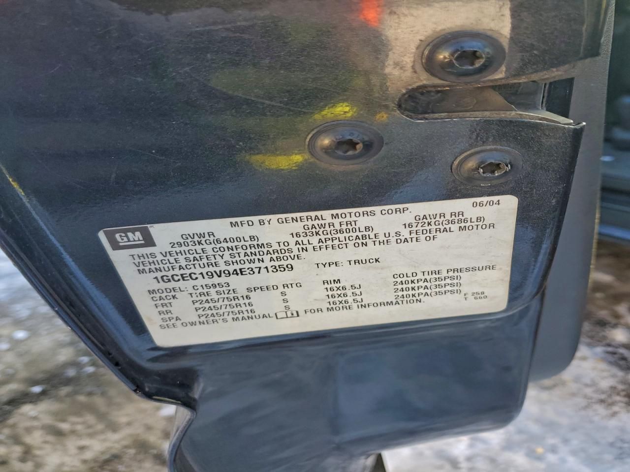 2004 Chevrolet Silverado C1500