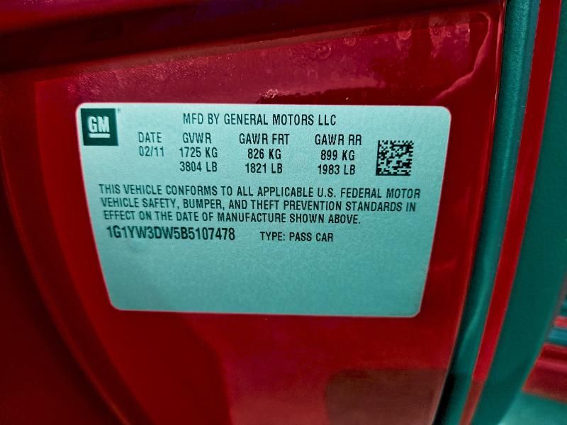 2011 Chevrolet Corvette Grand Sport