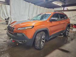 Jeep Cherokee salvage cars for sale: 2015 Jeep Cherokee Trailhawk