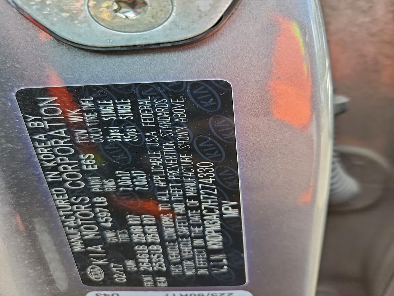 2017 KIA Sportage lx