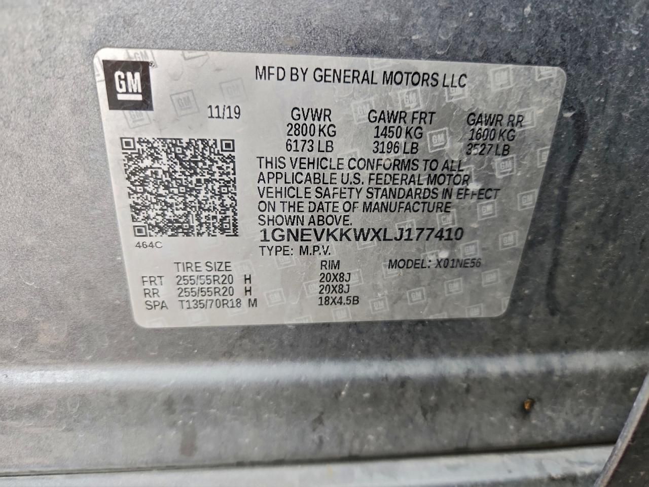 2020 Chevrolet Traverse Premier