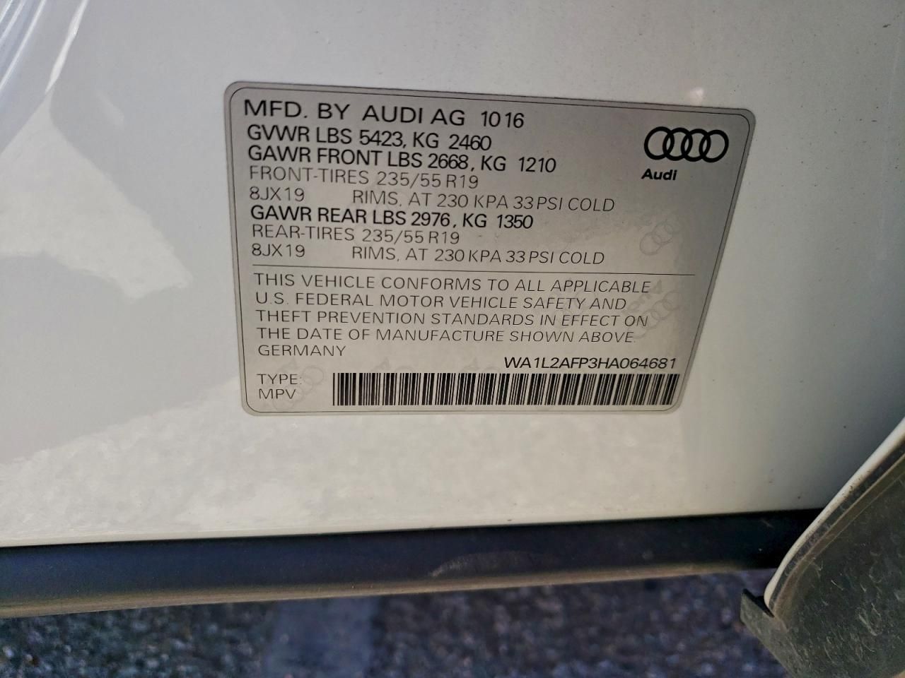 2017 Audi Q5 Premium Plus