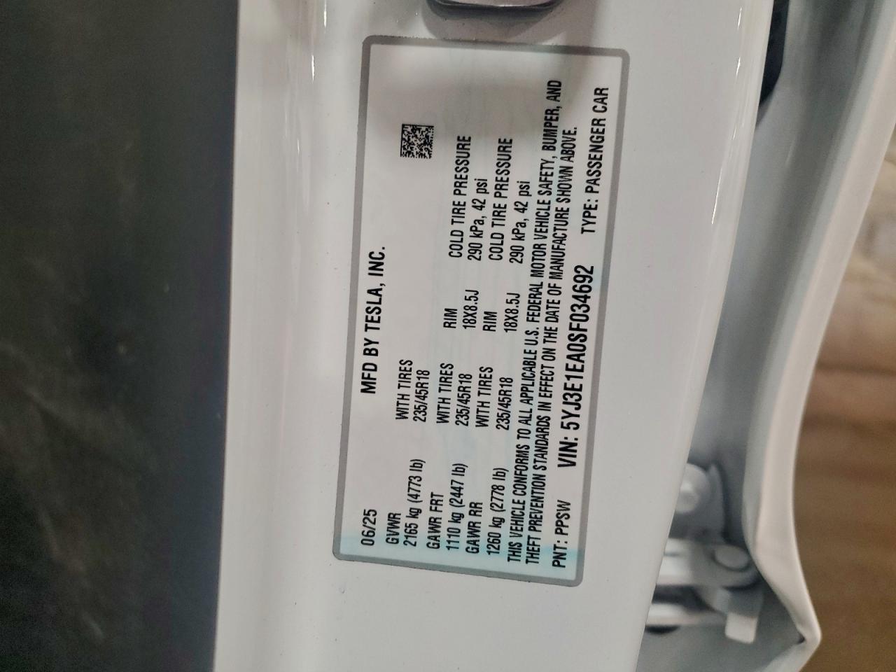 2025 Tesla Model 3