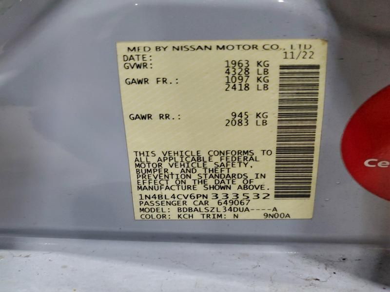 2023 Nissan Altima sr